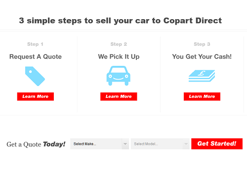 What kinds of cars does Copart sell?