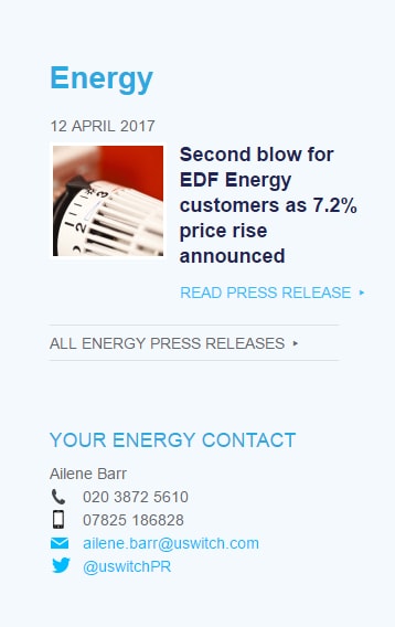 uswitch energy press