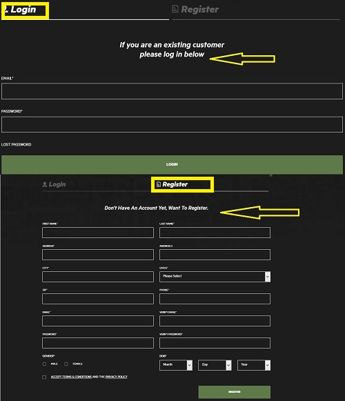 login_page_at_Monster_Energy_Company