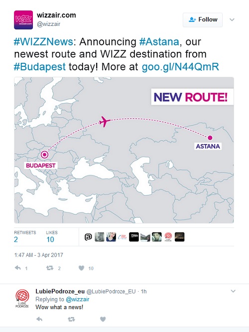 tweet_by_Wizz_Air UK Customer Service Contact Numbers Lists